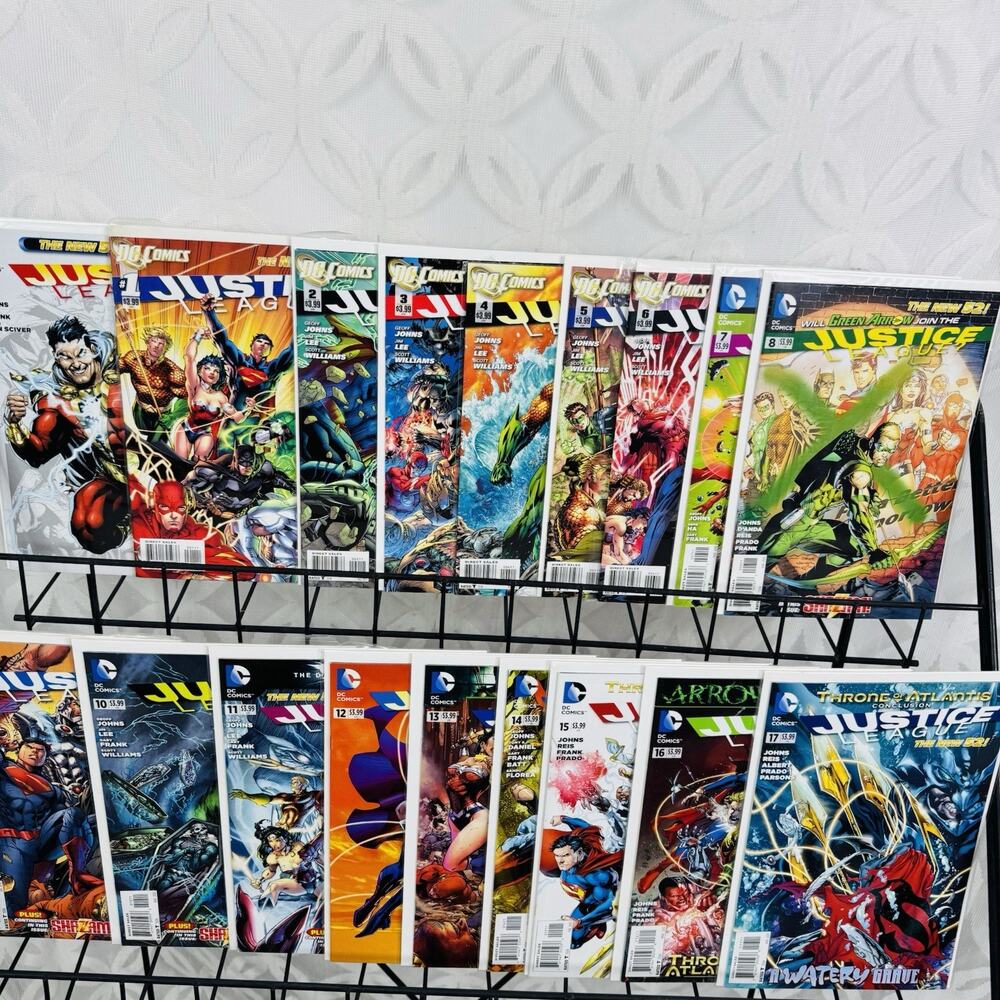 Justice League 0-17 Lot New 52 Throne Of Atlantis Jim‎ Lee Bs Darkseid